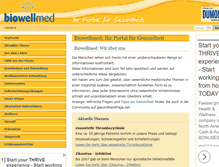 Tablet Screenshot of biowellmed.de